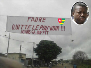Togo : Faure Gnassingbé doit partir !
