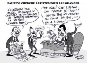 Togo, Après la marche de la Honte : Faure Gnassingbé fait recours aux artistes « bitosards » pour soutenir son régime.