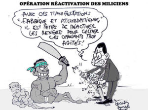 Togo : Face à la mobilisation du peuple, le régime Faure/RPT/UNIR réactive ses milices. Mais ça ne changera rien. Peuple debout !