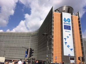 Belgique, Bruxelles : Manif de la diaspora togolaise devant le siège de la Commission de l&rsquo;UE.