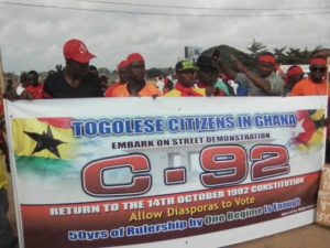 Togo : Marches du PNP réprimées dans le sang. Le criminel Yark Damehane et sa milice tuent et blessent des manifestants.