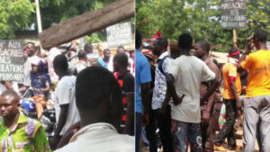 #TogoDebout, #EnAucunCas : Gargantuesque mobilisation du peuple pour le retour à la Constitution de 1992. Tirs à balles réelles sur des manifestants pacifiques à Bafilo. Plusieurs blessés graves.