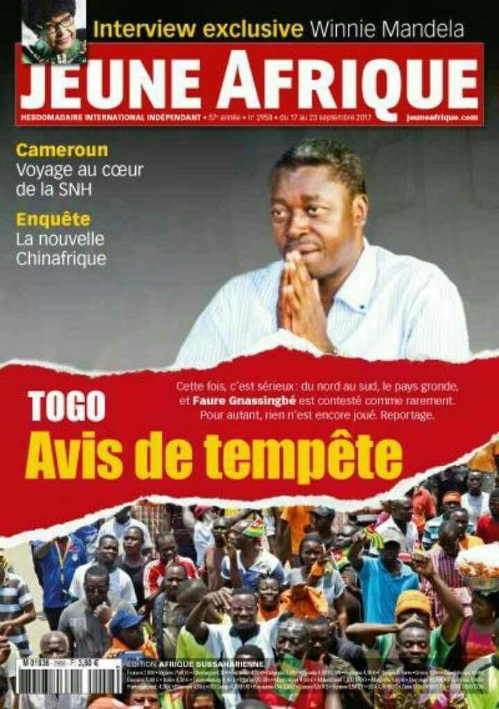 Togo: Un numéro du journal « jeune Afrique » interdit de vente dans le pays