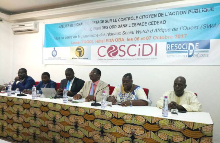 Des acteurs régionaux de la société civile plaident pour la paix et la démocratie au Togo