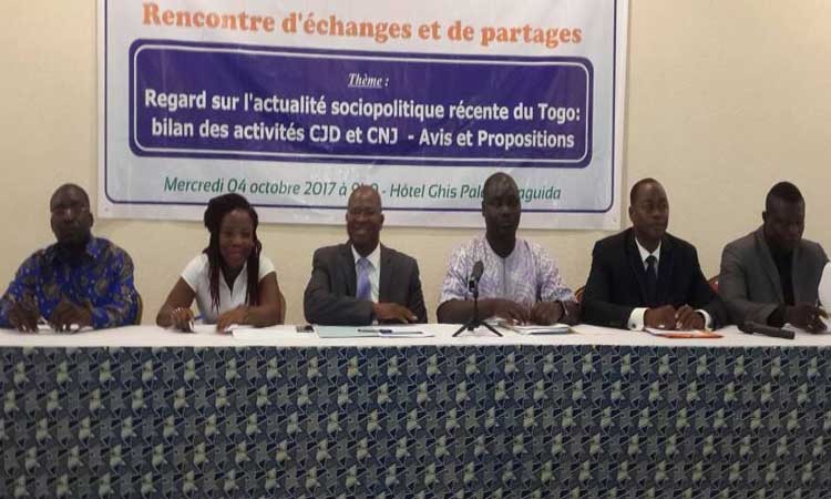 CJD et CNJ contre toute prise anticonstitionnelle de pouvoir au Togo