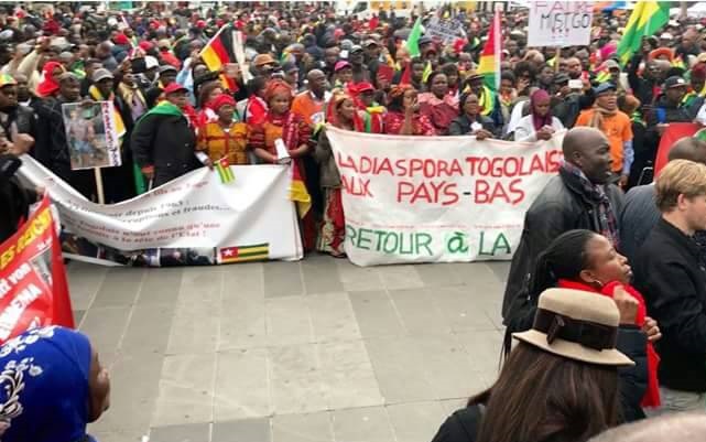 Les Togolais de Pays-Bas sont dans la rue…