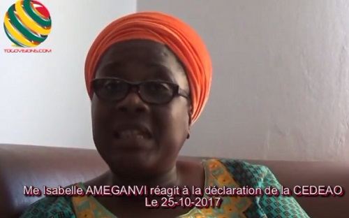 VIDEO/ Me Isabelle AMEGANVI fustige la position de la CEDEAO et appelle à la mobilisation du peuple