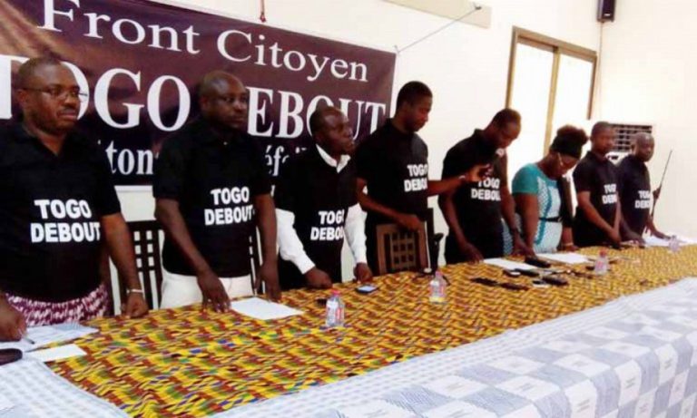 Le Front citoyen Togo Debout reporte l’évènement sur le 22 Octobre et met en garde le Gouvernement