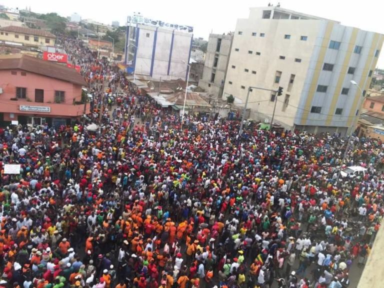 De Lomé à Dapaong, voici le flash-back des manifestations de ce mercredi 04 octobre au Togo