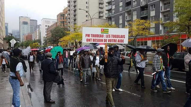 Échos des Manifs du 7 octobre de la diaspora togolaise en Europe et au Canada