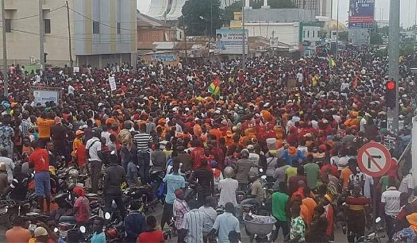 Togo, Démonstration de force à Lomé et à l’intérieur du pays : Le pouvoir de Faure fortement secoué par la rue !