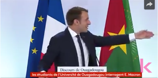 (Vidéo) Burkina : Emmanuel Macron attaque Kaboré, ce dernier quitte la salle en colère
