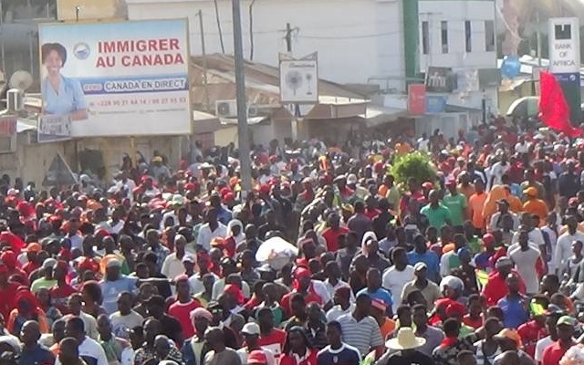 Forte mobilisation à Lomé contre le président Faure Gnassingbé