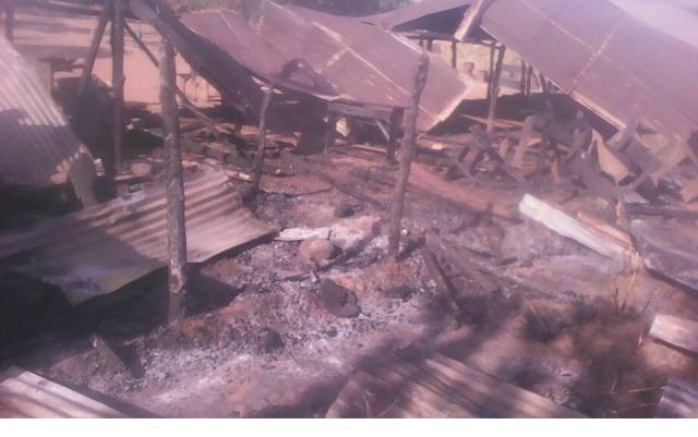 Une école partie en fumée dans la région de la Kara