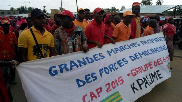 Togo, Mobilisation sans défaillance : Des milliers de Togolais de nouveau dans les rues ce jeudi 16 novembre