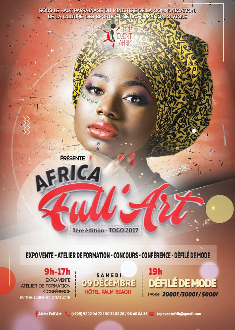 Africa Full’art 2017 : le foulard en pagne à l’honneur le 09 déc.
