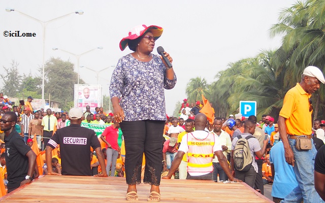 Brigitte Adjamagbo-Johnson:  » Nous achéverons la lutte les mains nues »