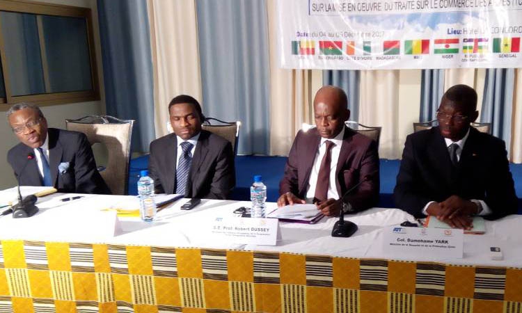 Le Togo engagé pour la mise en œuvre du Traité sur le Commerce des Armes