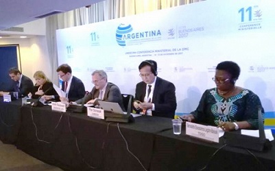 Le Togo représenté à la 11ème conférence ministérielle de l’OMC à Buenos Aires en Argentine