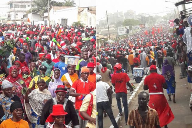 Togo, Manif populaire ce 30 décembre 2017 : Des centaines de milliers de Togolais mobilisés et déterminés dans les rues de Lomé
