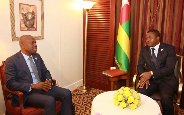 Faure Gnassingbé et Gilbert Houngbo ont échangé à Addis Abeba