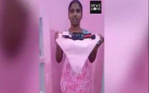 Inde: une jeune femme fabrique sous-vêtement anti-viol avec verrou