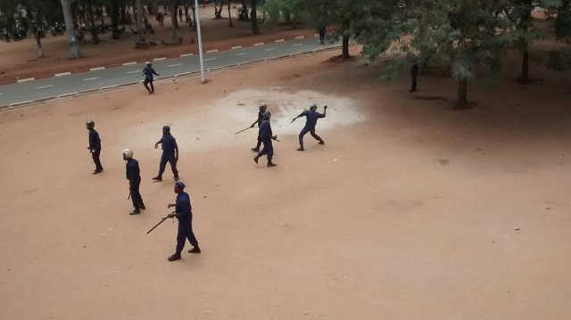 Togo : Le zèle criminel de la police « universitaire » inculte  à l’UL le 30 janvier 2018