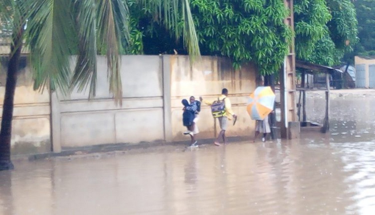Togo: Les habitants de Lomé et de ses quartiers environnants ont les pieds dans l’eau