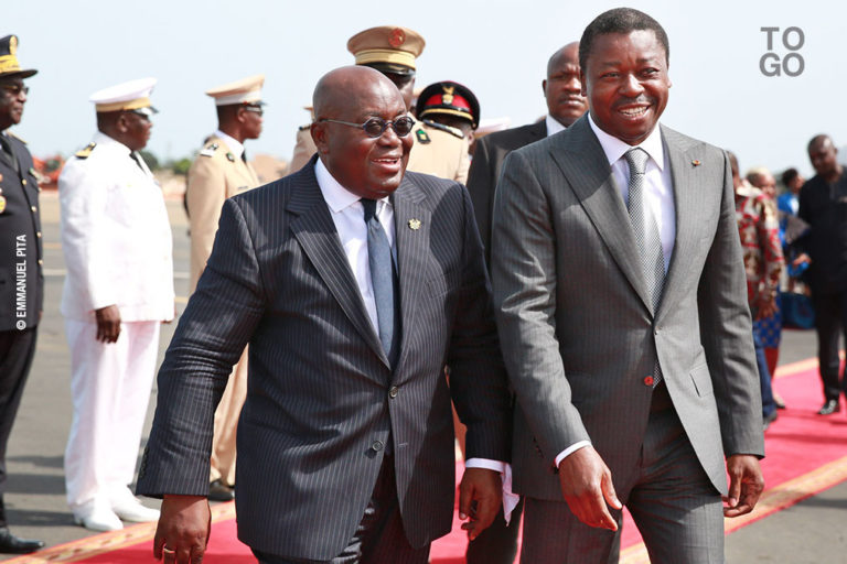 Le président du Ghana de retour à Lomé