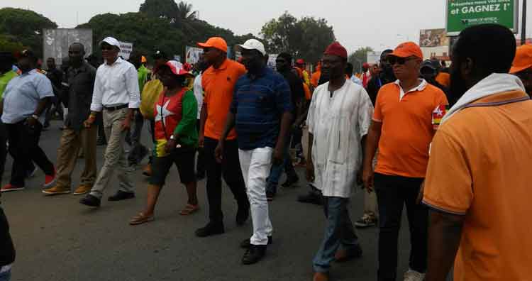 Togo, la coalition des 14 partis de l’opposition maintient la marche de ce samedi 03 Février 2018                                                                             2 février 2018