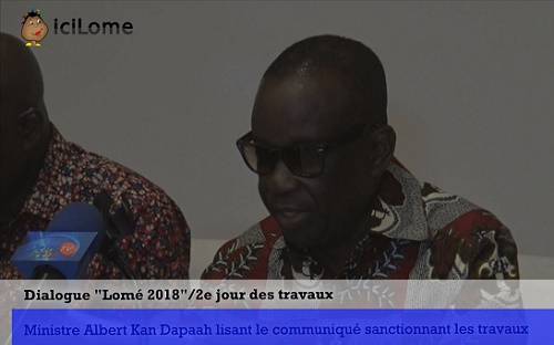 Vidéo en anglais/’Lomé 2018′:Le communiqué sanctionnant les travaux du 2e jour