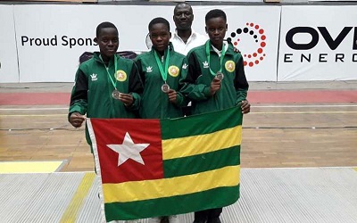 Escrime : Le Togo revient du Nigeria avec 3 médailles