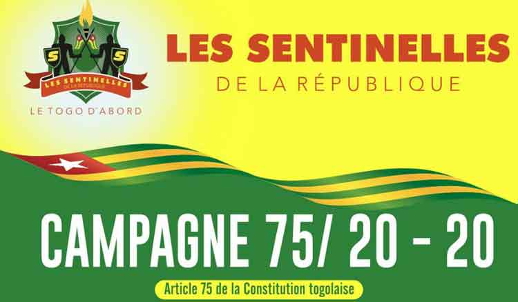 LANCEMENT DU CAMPAGNE 75/ 20-20 ARTICLE 75 DE LA CONSTITUTION TOGOLAISE DE 1992 PAR LES SENTINELLES DE LA REPUBLIQUE                                                                             15 mars 2018