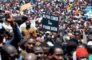 Guinée: ‘Journée ville morte’, des manifestants ne veulent plus du Président