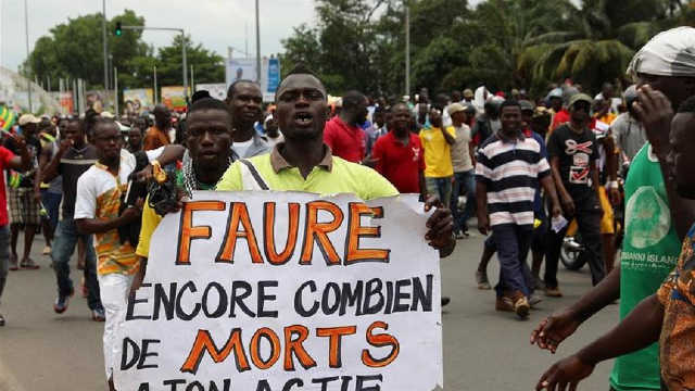 Togo : Les manifestations populaires reportées par la C14?
