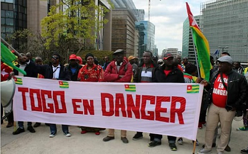 DIASPORA: Forte mobilisation dans les rues de Bruxelles et sit-in ce 27 Avril devant l’ambassade du Togo en Belgique