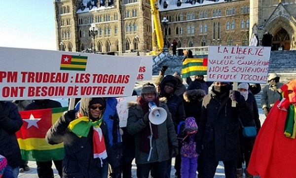 Les Togolais du Canada ne supportent pas Faure Gnassingbé                                                                             9 avril 2018