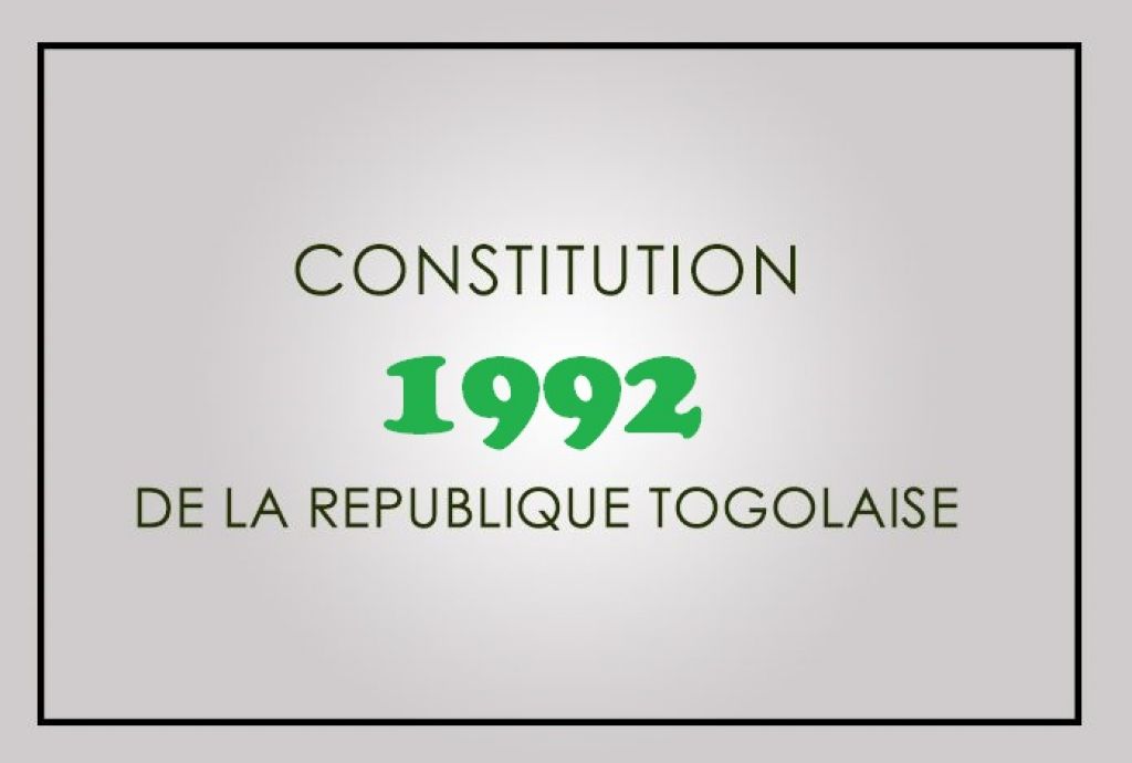 Selon Afrobaromètre, 63% des togolais veulent la Constitution de 1992