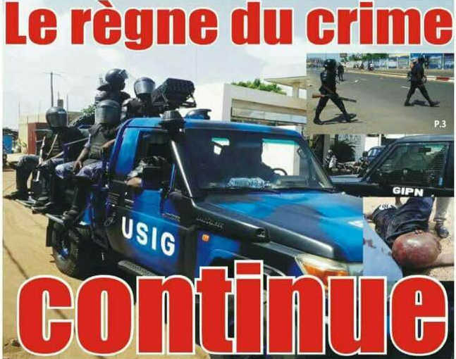 Togo : Mort à Sokodé. Blessés à Djarkpanga. Désert à Kparatao. Séquestration des leaders politiques à Lomé… Le Règne du Crime continue.