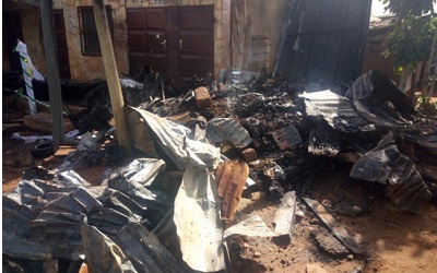 Agbonou : un incendie ravage des boutiques