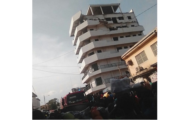 Cinq morts dans l’effondrement d’un immeuble au grand marché de Lomé