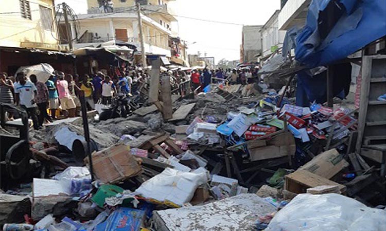 Des morts et des blessés suite à l’effondrement d’un immeuble à Lomé