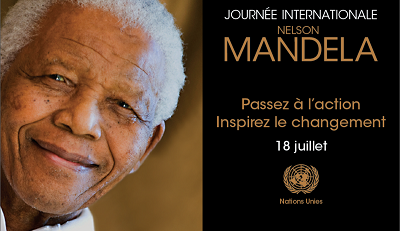 Le centenaire de Nelson Mandela célébré par des jeunes