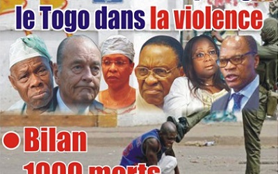 2005 : Et la CEDEAO plongea le Togo dans la violence. Bilan, 1000 morts