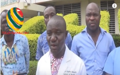 Vidéo/Mouvement de débrayage des Agents de santé du CHU Tokoin à Lomé
