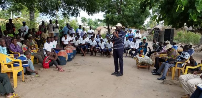 Togo/Gerry Taama exhorte les populations de l’Est-Mono à expérimenter son parti, le NET