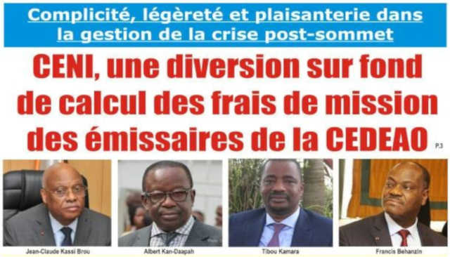 Togo, Complicité, Légèreté et Plaisanterie dans la Gestion de la Crise Post-Sommet : CENI, une Diversion sur Fond de Calcul de Frais de Mission des Émissaires de la CEDEAO.