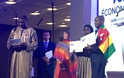 Le Prix Jeune Entrepreneur Francophone 2018 de l’OIF décerné à Koku Klutsè
