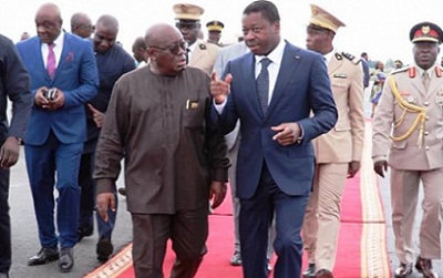 Nana Akufo-Addo à Lomé