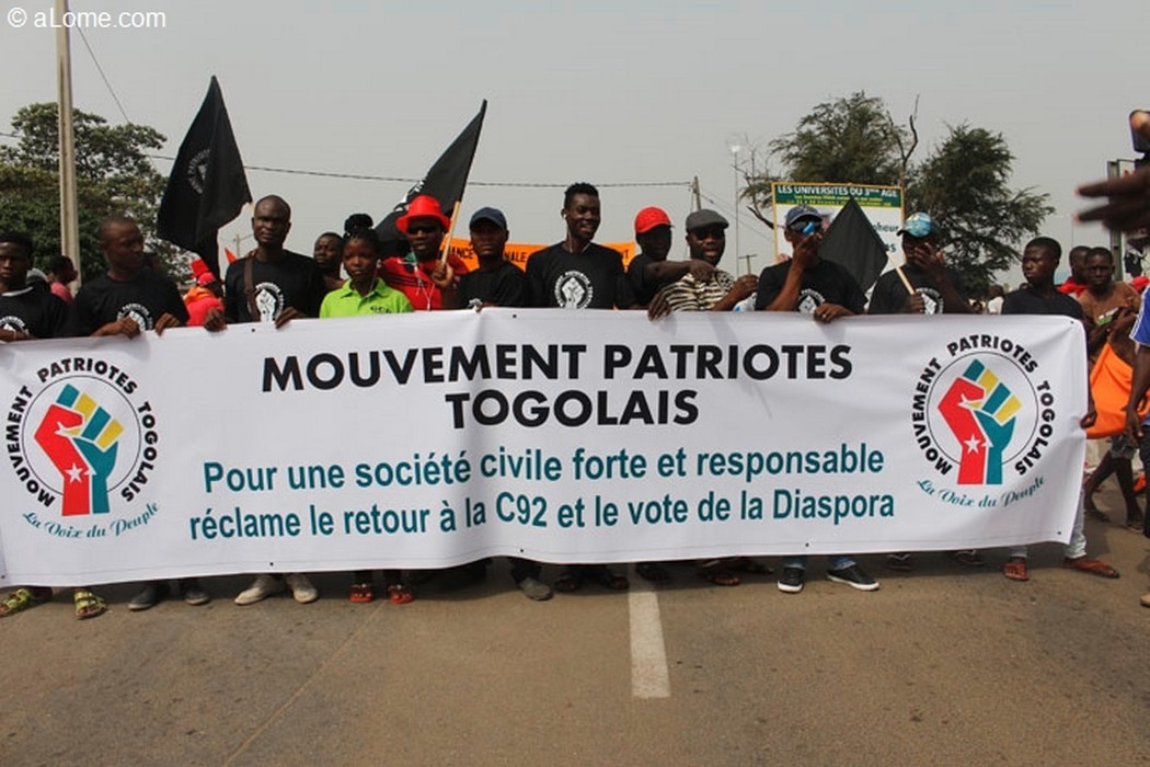 Le Mouvement Patriotes Togolais mobilise pour la marche de ce samedi